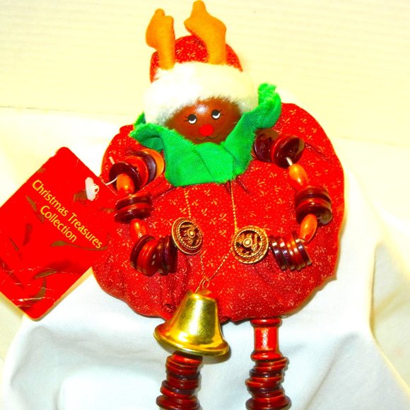 Vintage Reindeer Shelf Sitter Christmas Treasures Collection  NWT - Picture 3 of 3